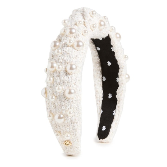 ♡ 𝖫𝖾𝗅𝖾 𝖲𝖺𝖽𝗈𝗎𝗀𝗁𝗂 ♡ 𝖨𝗏𝗈𝗋𝗒 𝖯𝖾𝖺𝗋𝗅 𝖳𝗐𝖾𝖾𝖽 𝖧𝖾𝖺𝖽𝖻𝖺𝗇𝖽 - Picture 4 of 5